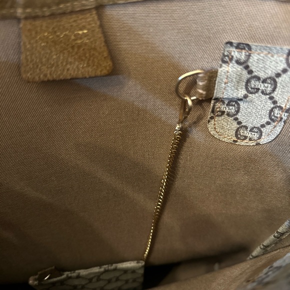 Gucci GG plus PVC/Leather tote bag COA - Picture 5 of 16